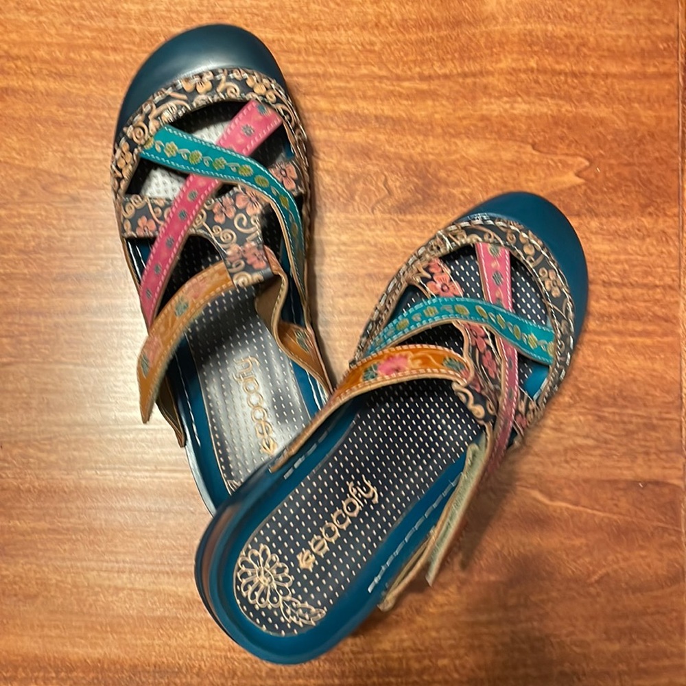 Socofy Mules/Clogs Multicolor Never Worn Fantastic Condition Size 41